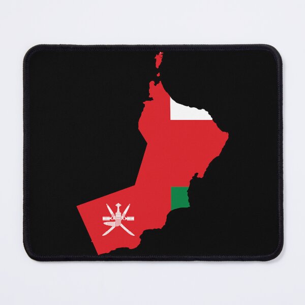 Item preview, Flag Map of Oman designed and sold by feether-store.