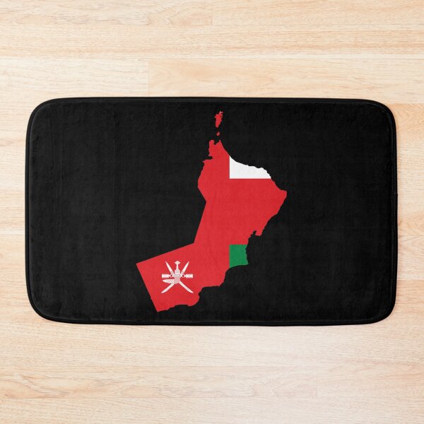 Item preview, Flag Map of Oman designed and sold by feether-store.