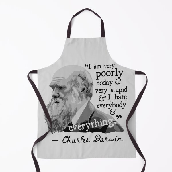 Item preview, Charles Darwin Portrait and Quote designed and sold by Unhinged Heather.