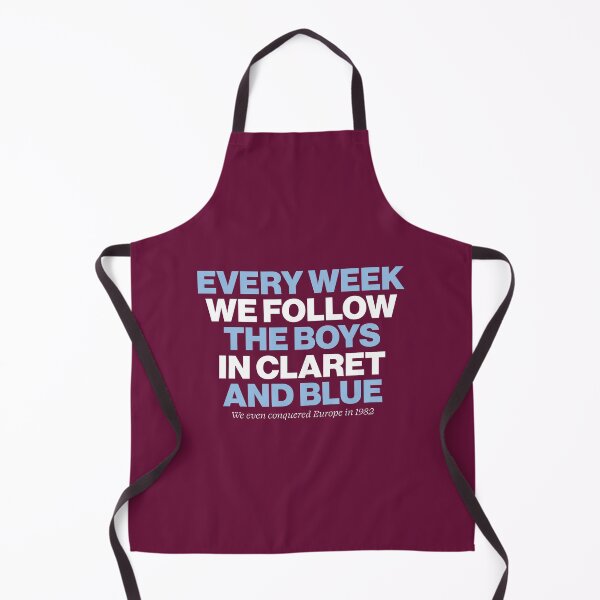 Item preview, Aston Villa Claret and Blue designed and sold by FootballPrintCo.