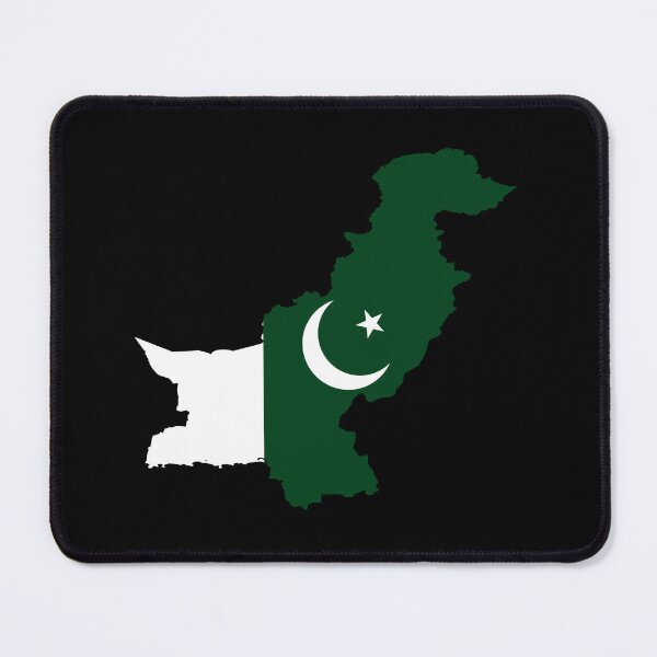 Item preview, Flag Map of Pakistan  designed and sold by feether-store.