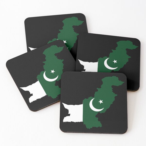 Item preview, Flag Map of Pakistan  designed and sold by feether-store.