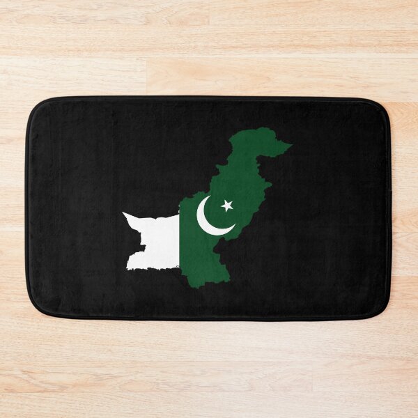 Item preview, Flag Map of Pakistan  designed and sold by feether-store.