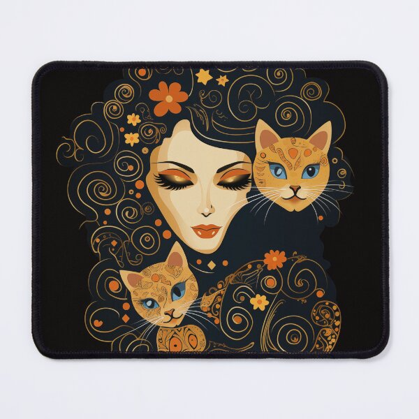 Item preview, Woman dreaming of cats designed and sold by Snarkyalice0.