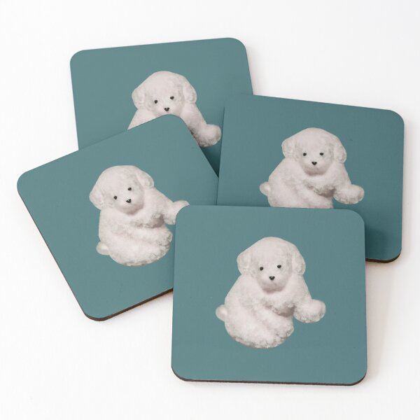 Item preview, Cuddly Puppy 3D Illustration - White & Blue designed and sold by OG-Graphics.