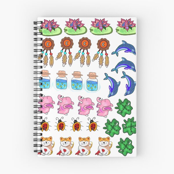 Item preview, Lucky Characters Pattern designed and sold by Vlume.