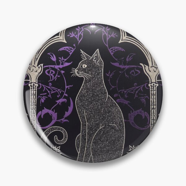 Item preview, Gothic Cat Elegance designed and sold by digitalvintage.