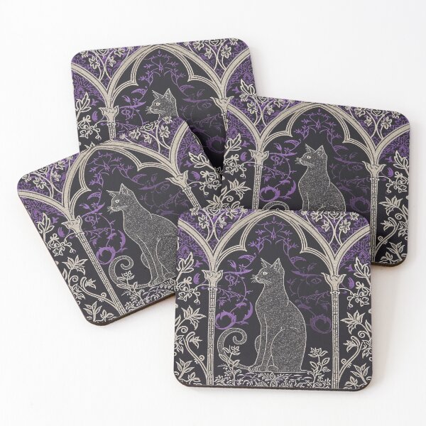 Item preview, Gothic Cat Elegance designed and sold by digitalvintage.