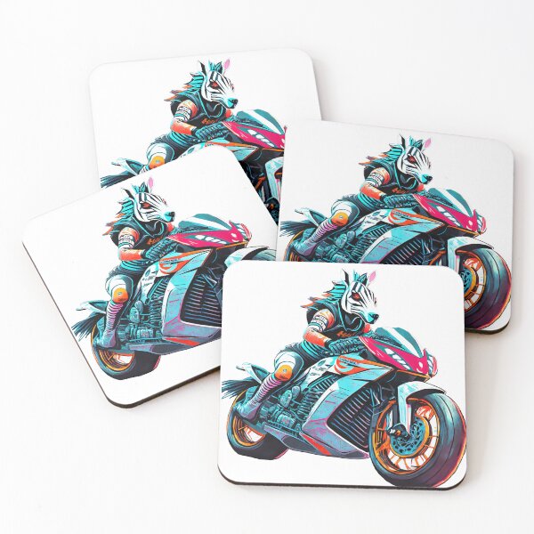 Item preview, Zebra on a Motorcycle designed and sold by BADESIGNZZ.