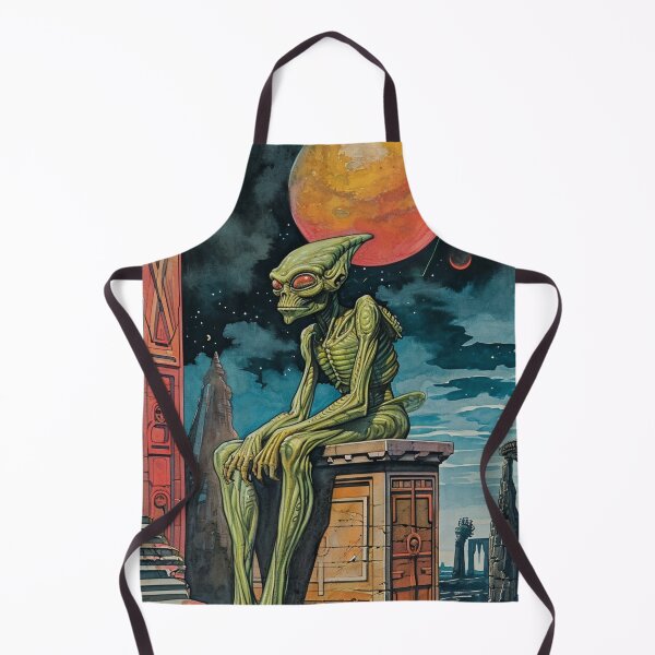 Item preview, Mystic Alien Contemplation Sc-Fi Art designed and sold by Nicholas Panek.