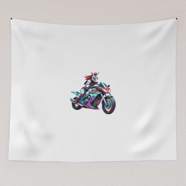 Item preview, Corredor de cebra en una motocicleta superdeportiva designed and sold by BADESIGNZZ.