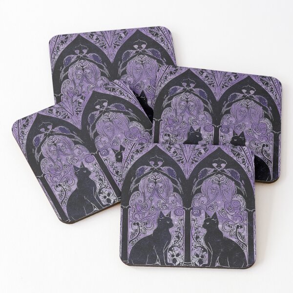 Item preview, Gothic Cat Elegance designed and sold by digitalvintage.