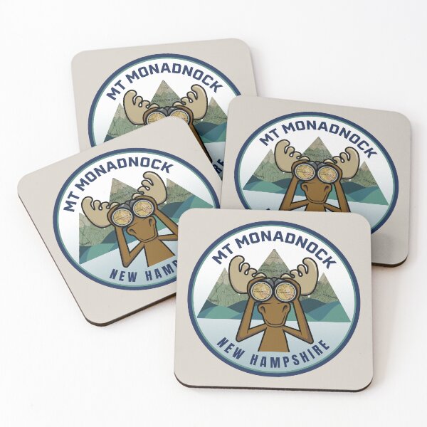 Item preview, New Hampshire Moose and Mountains - Mt Monadnock designed and sold by Willz Designz.