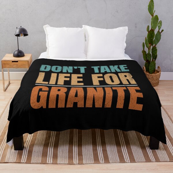 Item preview, Funny Do Not Take Life For Granite-Geologist Rockhounding collecting rocks Geology designed and sold by HosvPrint .s.
