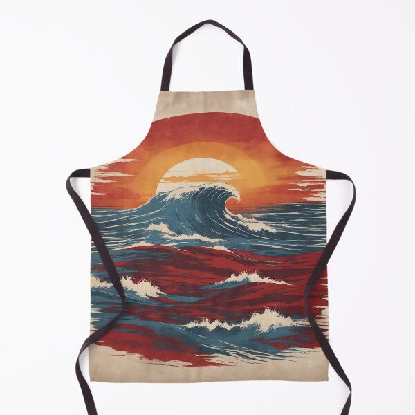 Item preview, Eternal Wave: A Minimalist, Powerful Logo-style Beach scape designed and sold by RedArtG09.
