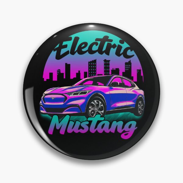 Item preview, Pink Electric Mustang Cityscape designed and sold by zealology.