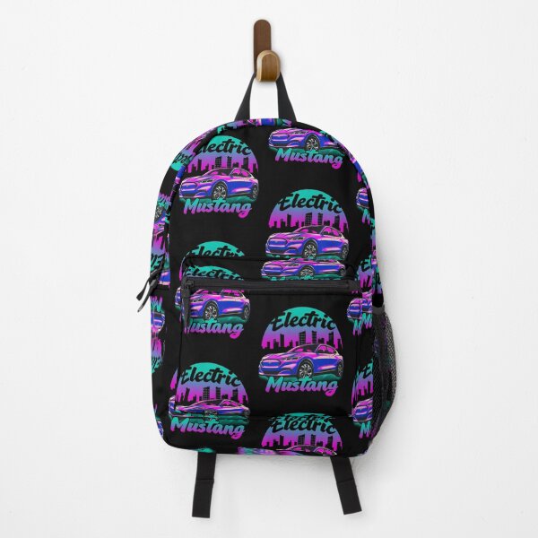 Item preview, Pink Electric Mustang Cityscape designed and sold by zealology.