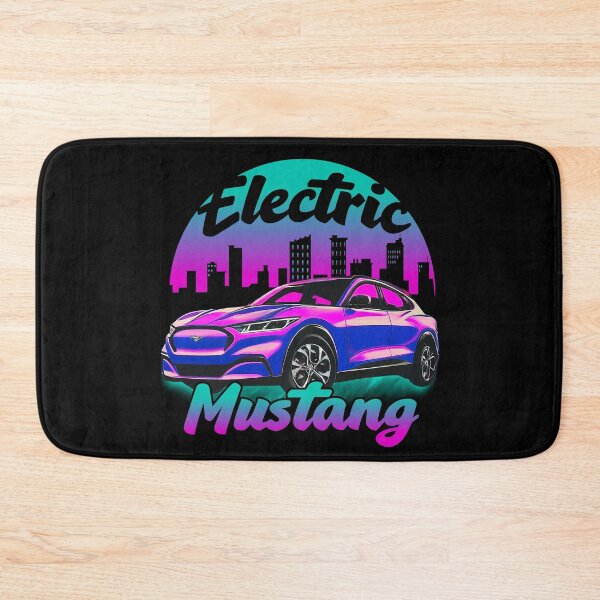 Item preview, Pink Electric Mustang Cityscape designed and sold by zealology.