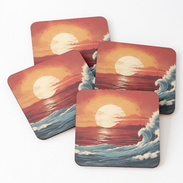 Item preview, Grunge Majesty: High-Quality, Moody Beach with Distressed Textures designed and sold by RedArtG09.