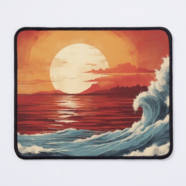Item preview, Grunge Majesty: High-Quality, Moody Beach with Distressed Textures designed and sold by RedArtG09.
