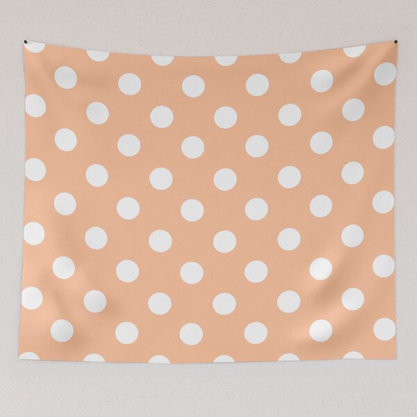 Item preview, Polka Dots #41 - Peach Fuzz designed and sold by platonicXXI.