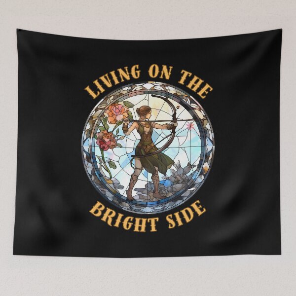 Item preview, Living On The Bright Side. sagittarius sign designed and sold by ZodiacWonders.