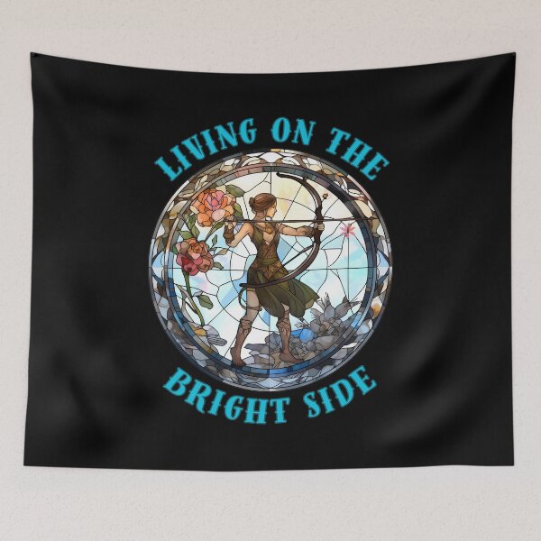 Item preview, Living On The Bright Side. sagittarius birthday designed and sold by ZodiacWonders.