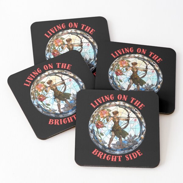 Item preview, Living On The Bright Side. sagittarius astrology designed and sold by ZodiacWonders.