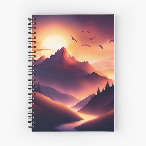 Item preview, Great sunset in the mountains designed and sold by photoartdesin.