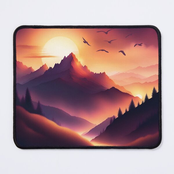 Item preview, Great sunset in the mountains designed and sold by photoartdesin.