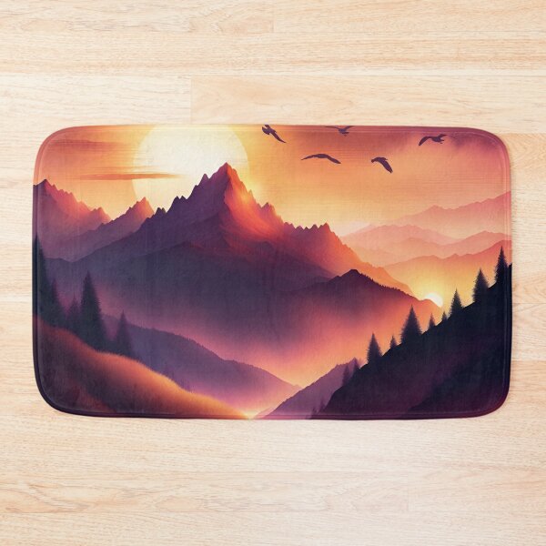 Item preview, Great sunset in the mountains designed and sold by photoartdesin.