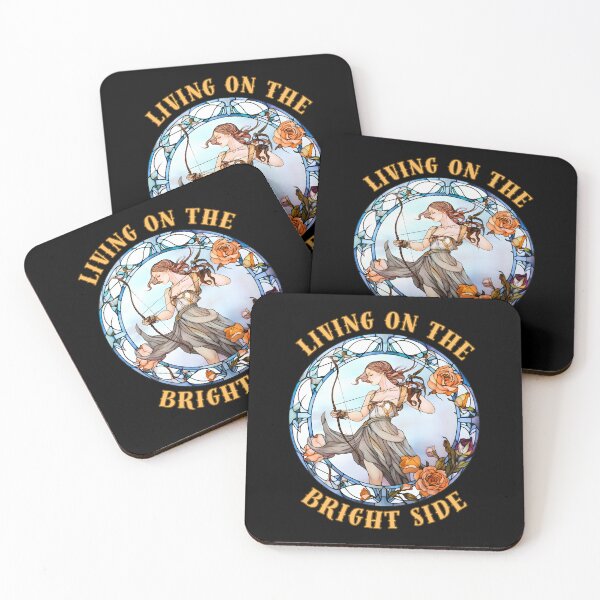Item preview, Living On The Bright Side. sagittarius sayings designed and sold by ZodiacWonders.