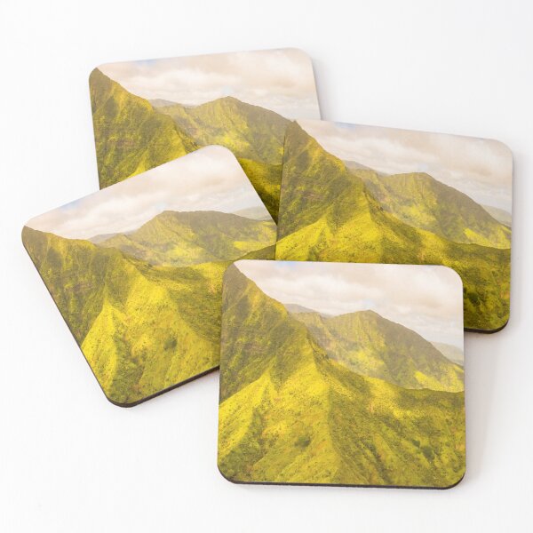 Item preview, Aerial Mountains of Napali Coastline designed and sold by KensLensDesigns.