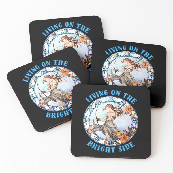 Item preview, Living On The Bright Side. sagittarius astrological sign designed and sold by ZodiacWonders.