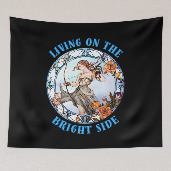 Item preview, Living On The Bright Side. sagittarius astrological sign designed and sold by ZodiacWonders.