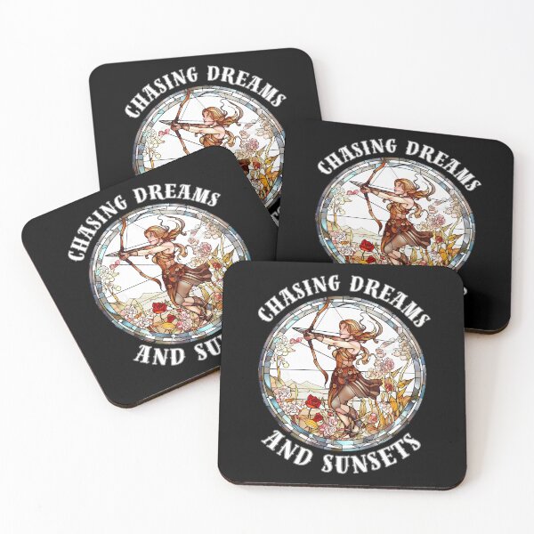 Item preview, Chasing Dreams And Sunsets. sagittarius funny designed and sold by ZodiacWonders.