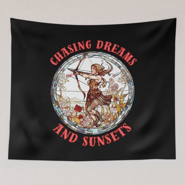 Item preview, Chasing Dreams And Sunsets. sagittarius lovers designed and sold by ZodiacWonders.