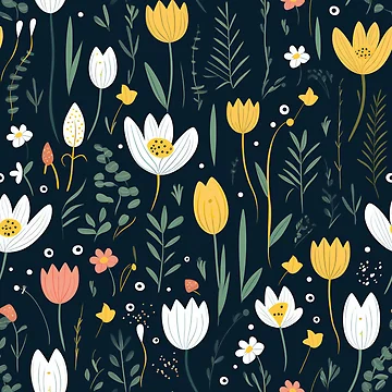 Artwork thumbnail, Spring Flowers by WrappsCo