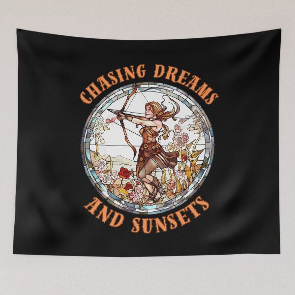 Item preview, Chasing Dreams And Sunsets. sagittarius november designed and sold by ZodiacWonders.