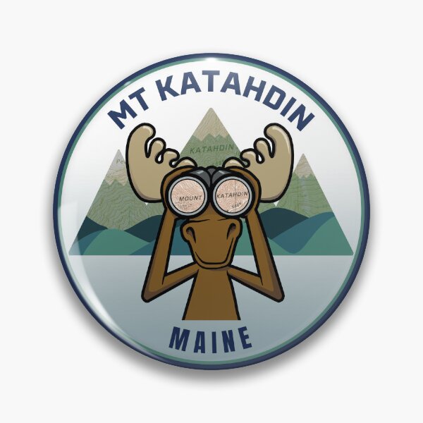 Artikelvorschau, Elche und Berge in Maine – Mount Katahdin entworfen und verkauft von Willz Designz.