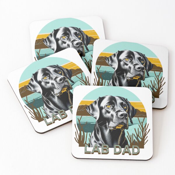 Item preview, Lab Dad | Black Labrador Retriever designed and sold by wheresthekarma.