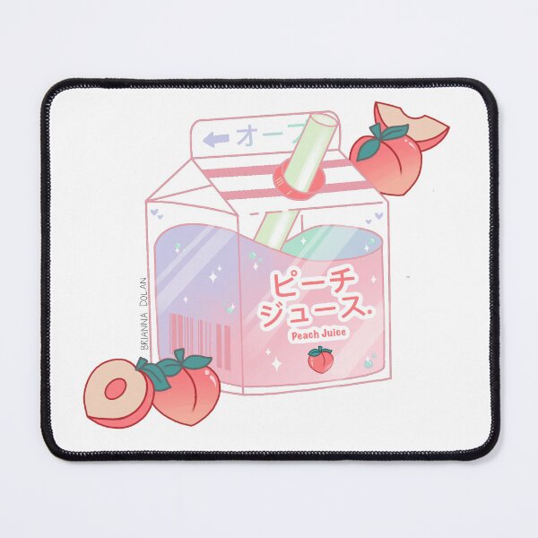 Item preview, Peach Juice Box Cute Kawaii designed and sold by bridolanart.