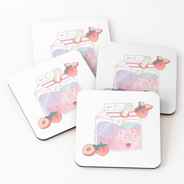 Item preview, Peach Juice Box Cute Kawaii designed and sold by bridolanart.