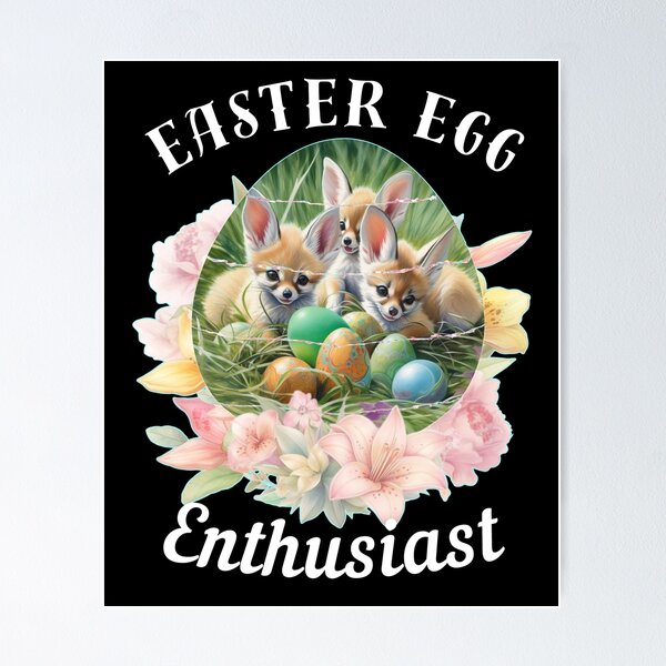 Item preview, Easter Egg Enthusiast designed and sold by FoxVibes.
