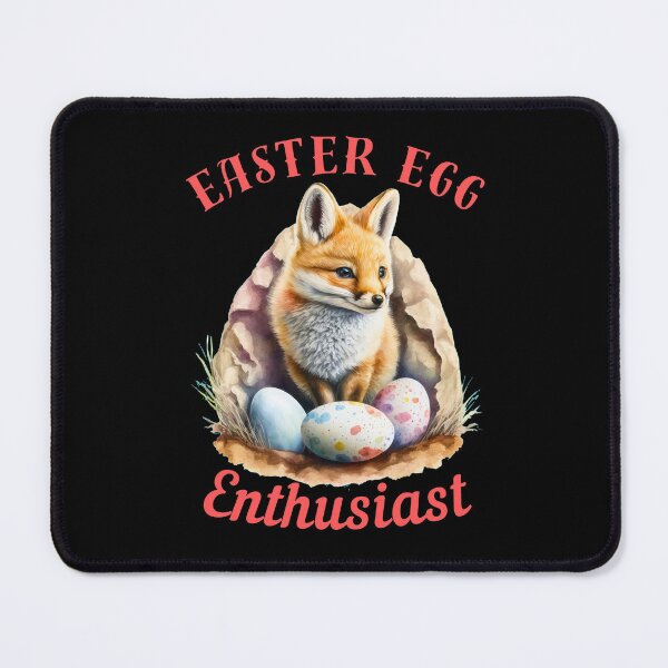 Item preview, Easter Egg Enthusiast. retro fox designed and sold by FoxVibes.