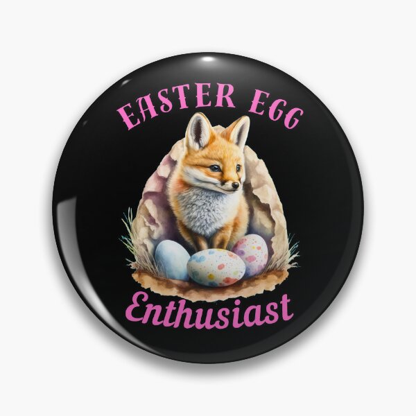 Item preview, Easter Egg Enthusiast. fox foxes designed and sold by FoxVibes.