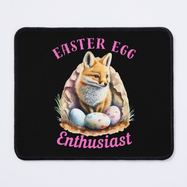 Item preview, Easter Egg Enthusiast. fox foxes designed and sold by FoxVibes.