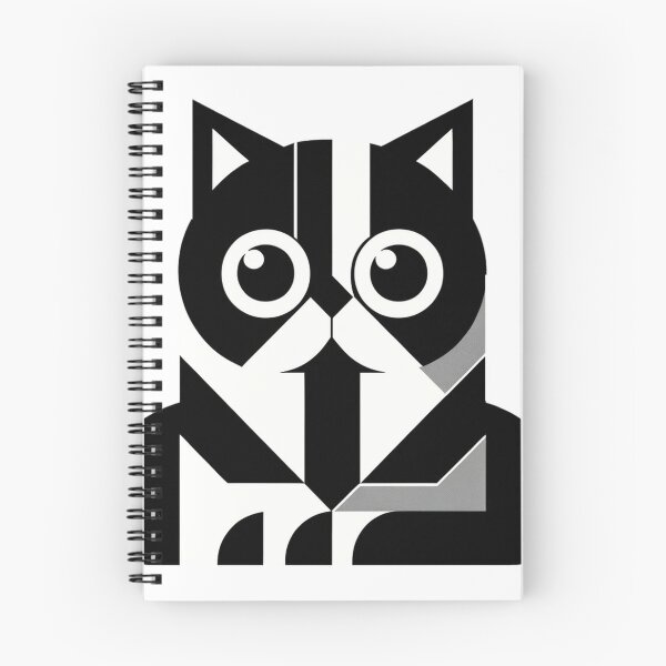 Item preview, Exotic cat in the 1960s Minimalist style designed and sold by hiddenlayers.