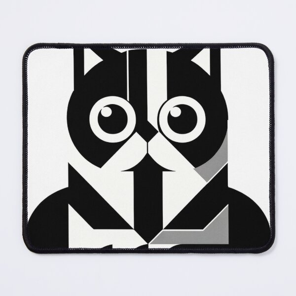 Item preview, Exotic cat in the 1960s Minimalist style designed and sold by hiddenlayers.