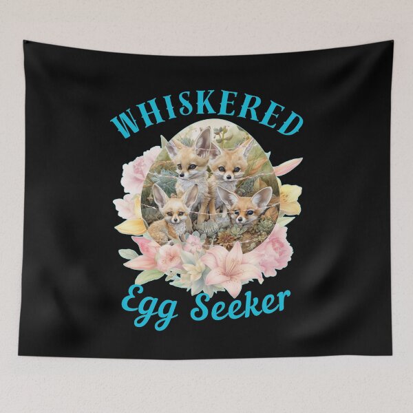 Item preview, Whiskered Egg Seeker. fox face designed and sold by FoxVibes.